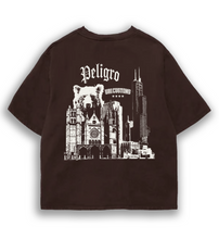 Load image into Gallery viewer, Peligro Heavyweight Brown Tee