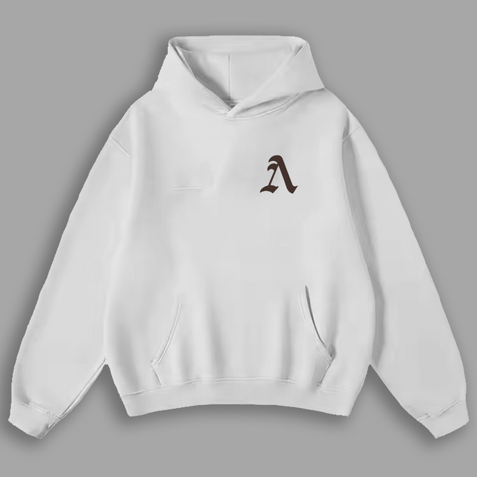 Λ White Hoodie