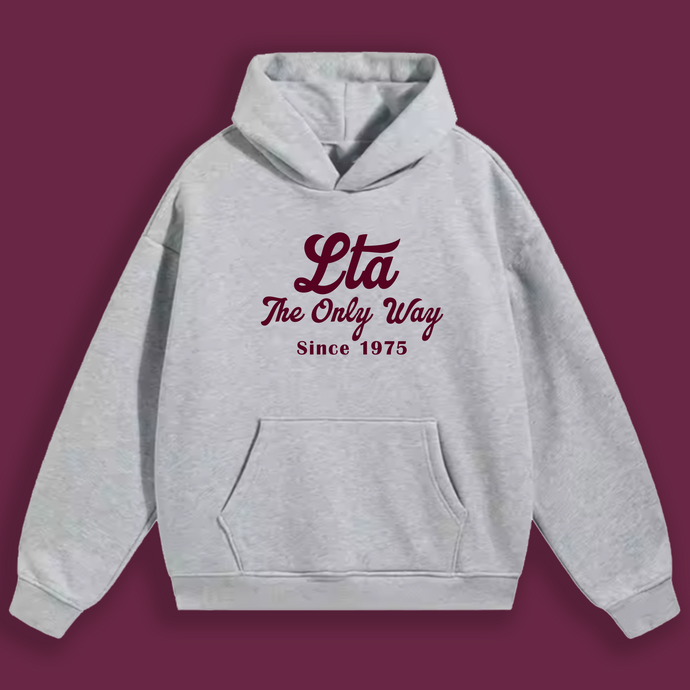 LTA The Only Way Grey Hoodie