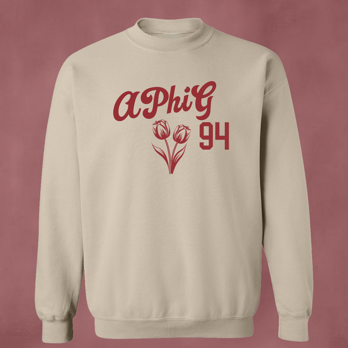 APhiG Tulip Crème Crewneck