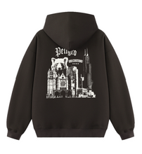 Load image into Gallery viewer, Peligro Brown Zip Up
