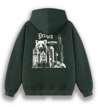 Load image into Gallery viewer, Peligro Green Zip Up
