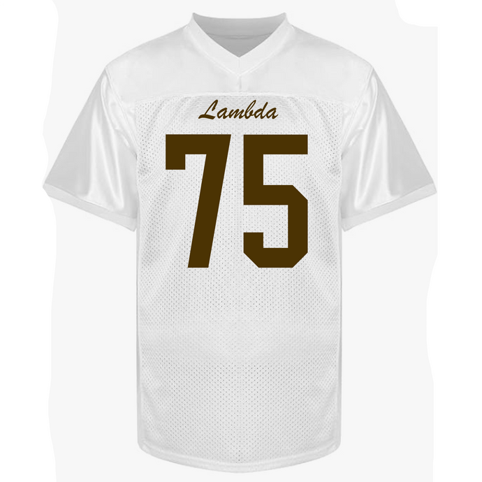 White Lambda Football Jersey