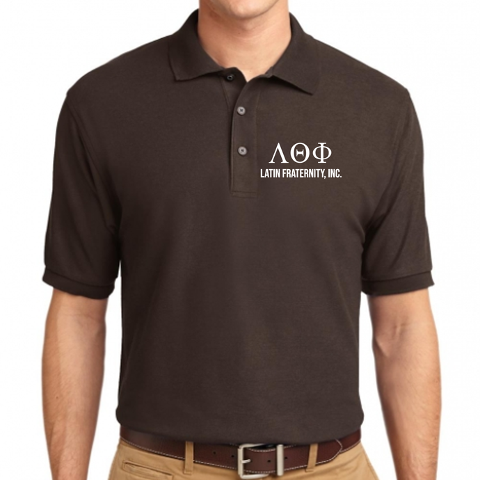 Brown Lambda Polo