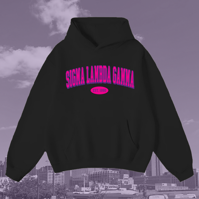 SLG College Block Black Hoodie