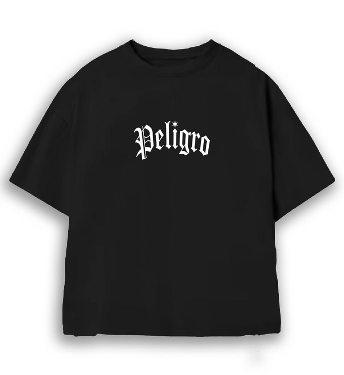 Peligro Heavyweight Black Tee