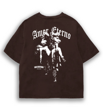 Load image into Gallery viewer, Peligro Amor Eterno Brown Tee
