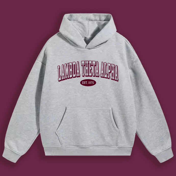 Lambda Theta Alpha Grey College Block Hoodie