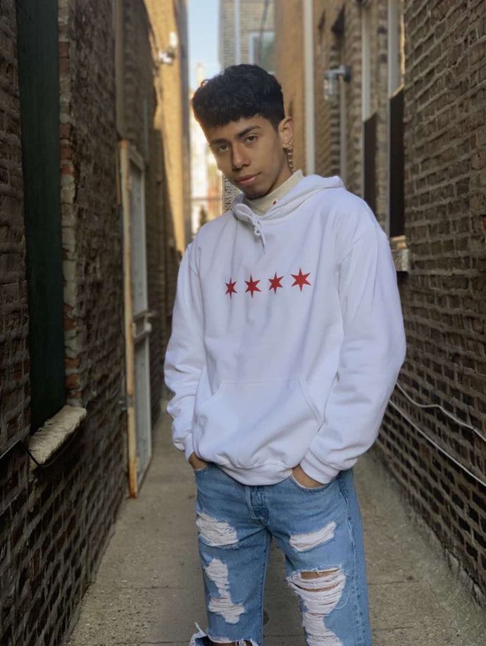 Chicago Flag Hoodie