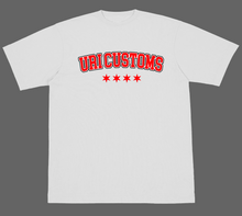 Load image into Gallery viewer, White Uri Customs Alternate Logo Tee
